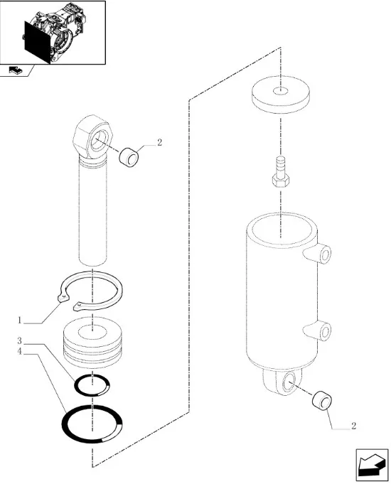47131008 - Набор упл. цил. гидр. навески зад. ТМT7/MXMPm